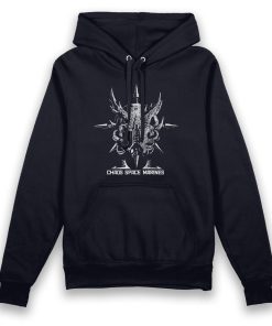 9Heritages Chaos Space Marines Navy Adults Hoodie