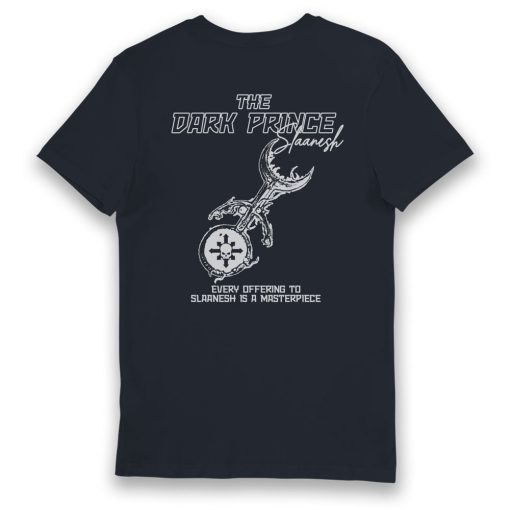 9Heritages Chaos Slaanesh the Dark Prince Navy Adults T-Shirt