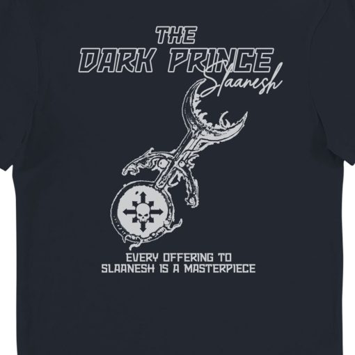 9Heritages Chaos Slaanesh the Dark Prince Navy Adults T-Shirt