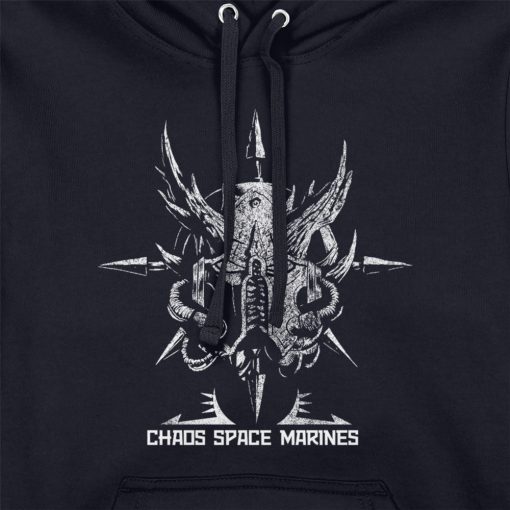 9Heritages Chaos Space Marines Navy Adults Hoodie
