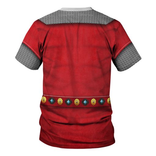 9Heritages 1189–1192 Crusader King Knights Costume Hoodie Sweatshirt T-Shirt Tracksuit