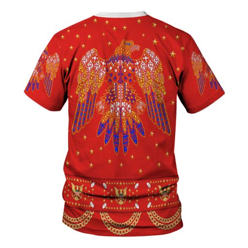 9Heritages Elvis EAGLE Red Costume Hoodie Sweatshirt T-Shirt Sweatpants