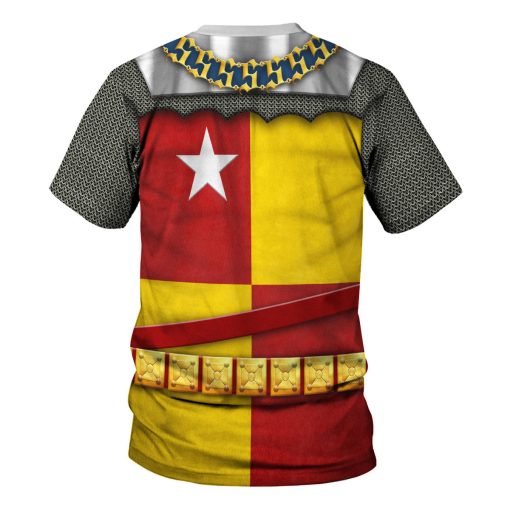 9Heritages Richard de Vere- Battle of Agincourt Knights Costume Hoodie Sweatshirt T-Shirt Tracksuit