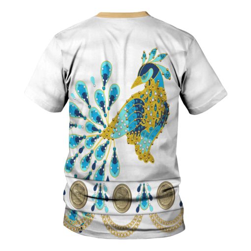 9Heritages Elvis Presley Peacock Outfit Costume Hoodie Sweatshirt T-Shirt Sweatpants