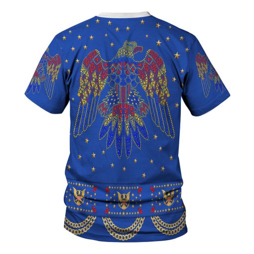 9Heritages Elvis EAGLE Blue Costume Hoodie Sweatshirt T-Shirt Sweatpants