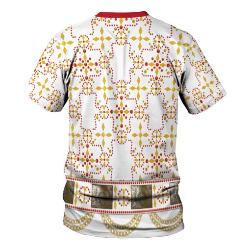 9Heritages Elvis White Conquistador Costume Hoodie Sweatshirt T-Shirt Sweatpants