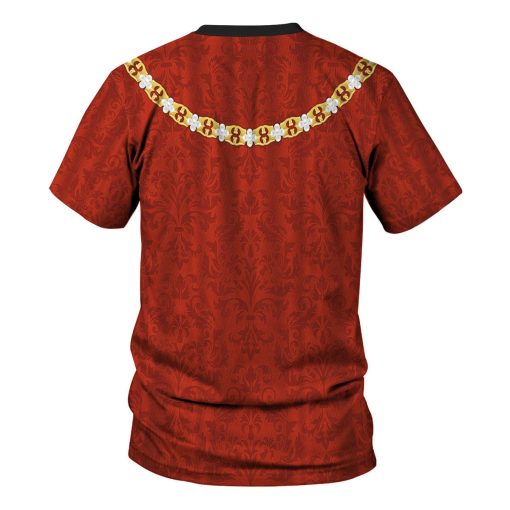9Heritages Henry VII of England Costume Hoodie Sweatshirt T-Shirt Tracksuit