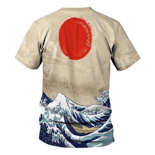 Japanese Sulf Zelda no Densetsu The Great Wave Link Hoodie T-shirt Sweatpants Cosplay