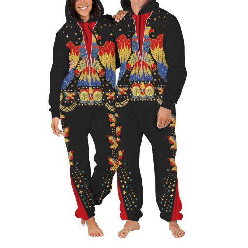 Elvis EAGLE Black jumpsuit Costume