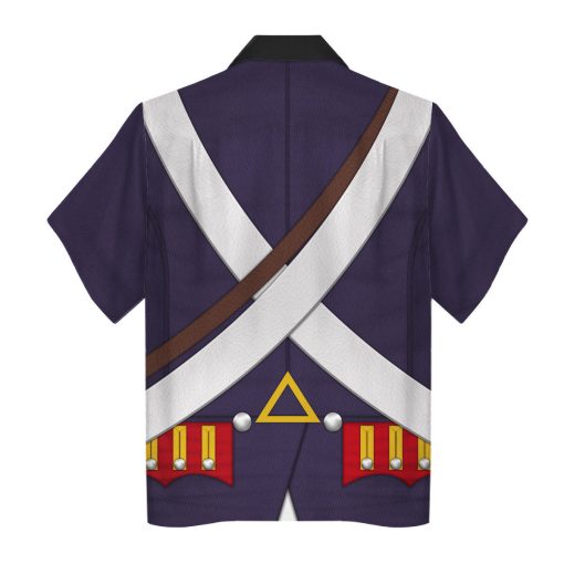 9Heritages British Foot Artillery-1776-1783 Uniform All Over Print Hoodie Sweatshirt T-Shirt Tracksuit
