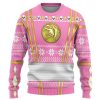 9Heritages 3D Pink Ninja Mighty Morphin Power Rangers Custom Ugly Sweater