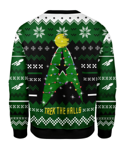 Christmas Sweater Trek The Halls T-shirt Hoodie Sweatpants Apparel