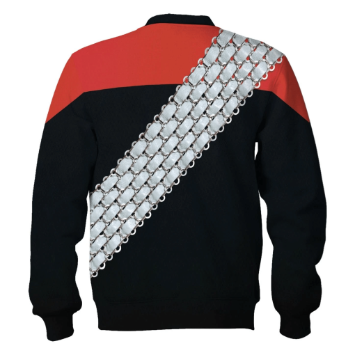 Deep Space Nine Worf Red T-shirt Hoodie Sweatpants Apparel