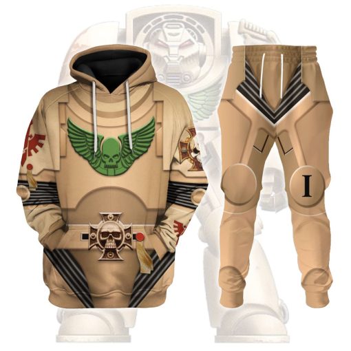 9Heritages Indomitus Pattern Terminator Armor DARK ANGELS Costume Hoodie Sweatshirt T-Shirt