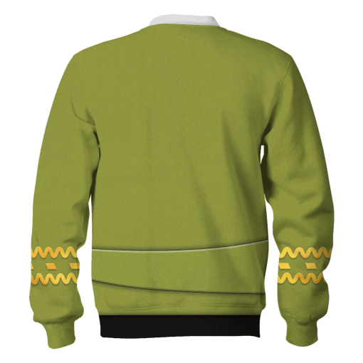 TOS Kirk Green Tunic T-shirt Hoodie Sweatpants Apparel