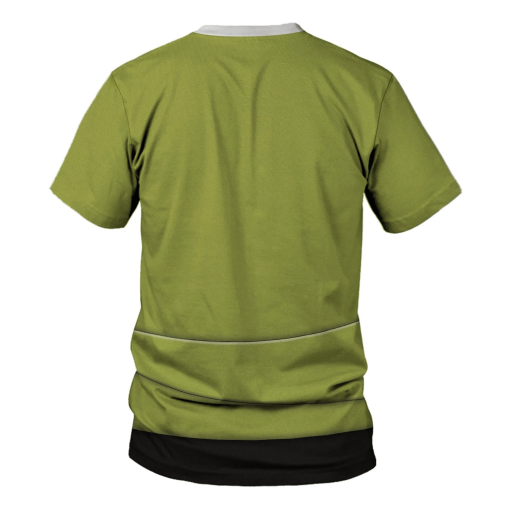 TOS Kirk Green Tunic T-shirt Hoodie Sweatpants Apparel