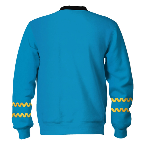 The Original Series Spock Blue T-shirt Hoodie Sweatpants Apparel