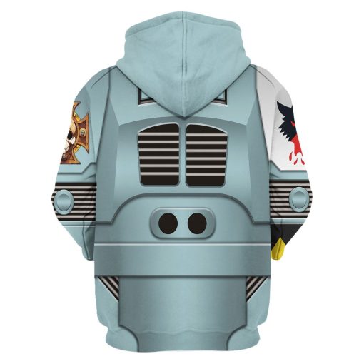 9Heritages Indomitus Pattern Terminator Armor SPACE WOLVES Costume Hoodie Sweatshirt T-Shirt