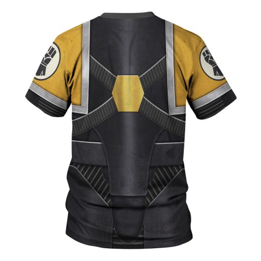 9Heritages Pre-Heresy IMPERIAL FISTS in Mark IV Maximus Power Armor Costume Hoodie Sweatshirt T-Shirt