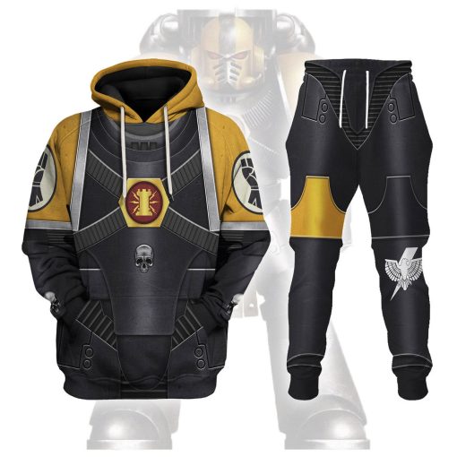 9Heritages Pre-Heresy IMPERIAL FISTS in Mark IV Maximus Power Armor Costume Hoodie Sweatshirt T-Shirt