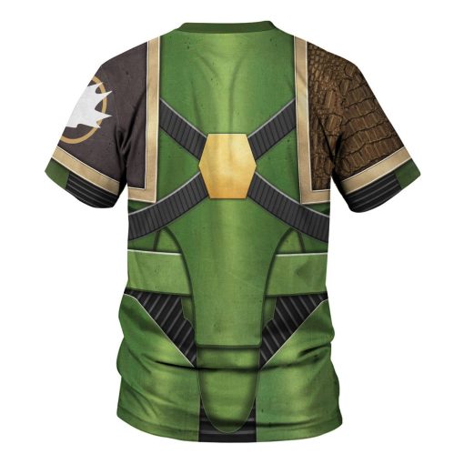 9Heritages Pre-Heresy SALAMANDERS in Mark IV Maximus Power Armor Costume Hoodie Sweatshirt T-Shirt