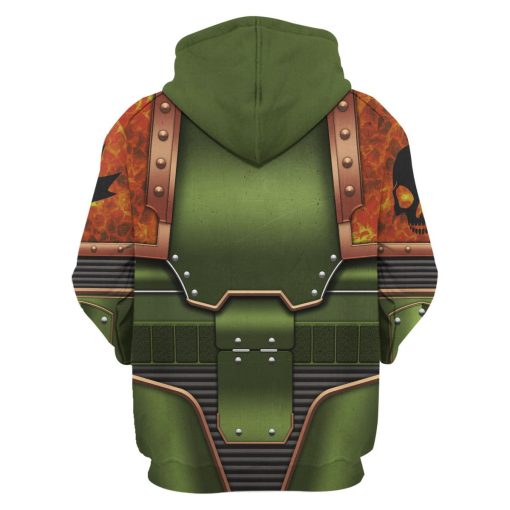 9Heritages SALAMANDERS in Mark III Power Armor Costume Hoodie Sweatshirt T-Shirt