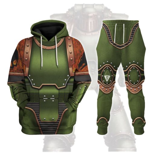 9Heritages SALAMANDERS in Mark III Power Armor Costume Hoodie Sweatshirt T-Shirt