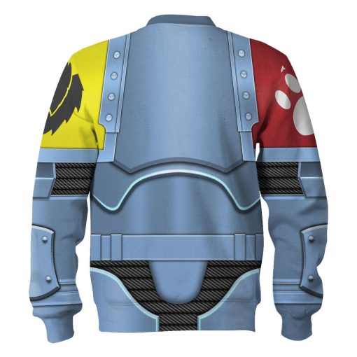9Heritages SPACE WOLVES Captain Costume Hoodie Sweatshirt T-Shirt