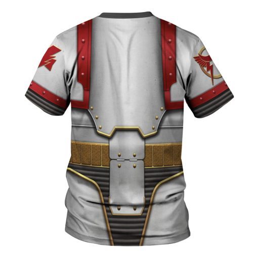 9Heritages White Scars in Mark III Power Armor Costume Hoodie Sweatshirt T-Shirt