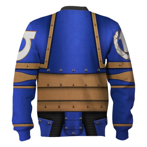 9Heritages Pre-Heresy Ultramarines Legion in Mark II Crusade Costume Hoodie Sweatshirt T-Shirt