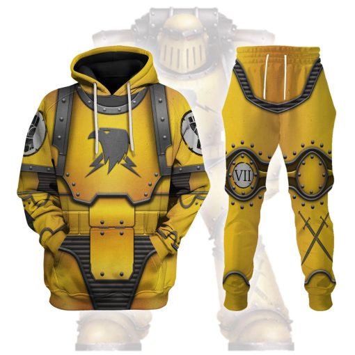 9Heritages IMPERIAL FISTS in Mark III Power Armor Costume Hoodie Sweatshirt T-Shirt