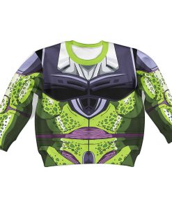 Cell Dragon Ball Kid Hoodies Pullover Sweatshirt Tracksuit