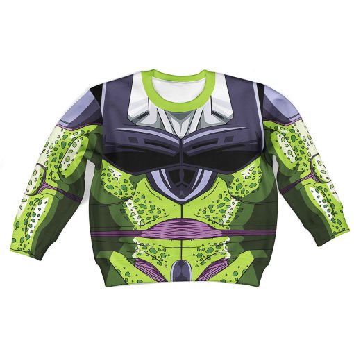 Cell Dragon Ball Kid Hoodies Pullover Sweatshirt Tracksuit