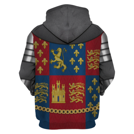 9Heritages John of Gaunt, Duke of Lancaster Costume Hoodie Sweatshirt T-Shirt Tracksuit