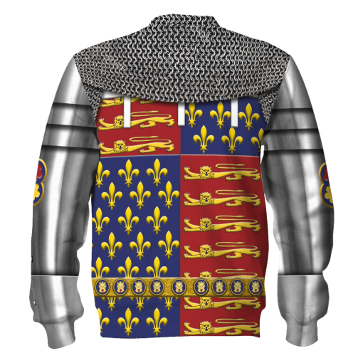 9Heritages Edward The Black Prince Armor Costume Hoodie Sweatshirt T-Shirt Tracksuit