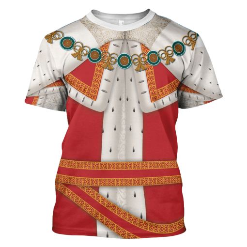 9Heritages Charles II King of England Costume Hoodie Sweatshirt T-Shirt Tracksuit