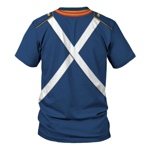 9Heritages US Marine Uniform 1810-1815 Costume Hoodie Sweatshirt T-Shirt Tracksuit