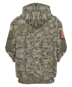 9Heritages Personalize Name Badge US Army Combat Uniform Operational Camouflage Pattern (OCP) Costume Hoodie Sweatshirt T-Shirt Tracksuit
