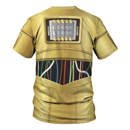 9Heritages C-3PO Costume Hoodie Sweatshirt T-Shirt Sweatpants