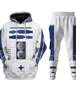 9Heritages R2 D2 Robot Costume Hoodie Sweatshirt T-Shirt Sweatpants