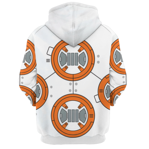 9Heritages BB 8 Robot Costume Hoodie Sweatshirt T-Shirt Sweatpants