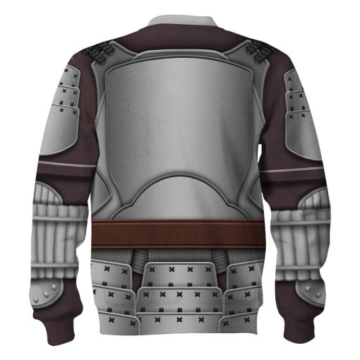 9Heritages Beskar Mandalorian Samurai Costume Hoodie Sweatshirt T-Shirt Sweatpants