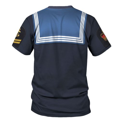 9Heritages WWII Royal Navy - Ratings Costume Hoodie Sweatshirt T-Shirt Tracksuit