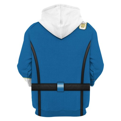 Wrath Of Khan Kirk Spock Starfleet Blue T-shirt Hoodie Sweatpants Apparel