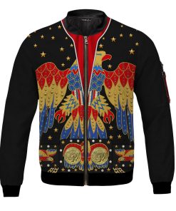 9Heritages Elvis Eagle Red Bomber Jacket