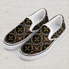 9Heritages Elvis Black Conquistador Slip On Shoes