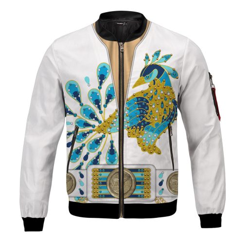 9Heritages Elvis Peacock Bomber Jacket