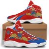 9Heritages Elvis Eagle Red Unisex AJ13 Shoes White