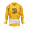 9Heritages 3D Yellow Bear Ninja Mighty Morphin Power Rangers Ninjetti Custom Hockey Jersey 9Heritages 3D Yellow Bear Ninja Mighty Morphin Power Rangers Ninjetti Custom Hockey Jersey