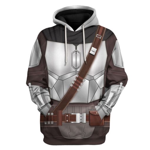 9Heritages 3D Beskar Costume Hoodie Sweatshirt T-shirt Tracksuit